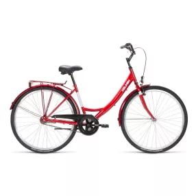Biketek Jázmin 28 kontrás városi kerékpár Bordó