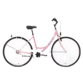 Biketek Jázmin 28 kontrás városi kerékpár Rózsaszín