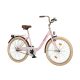 Biketek Feliz 28 kontrás városi kerékpár rózsaszín