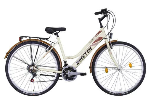 Biketek Maxwell női trekking kerékpár Krém