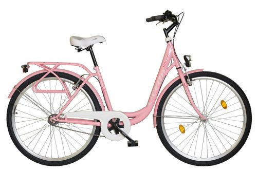 Koliken Ocean 28 kontrás városi kerékpár rózsaszín