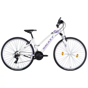 Galaxy TL820 férfi Trekking kerékpár Fehér-Lila