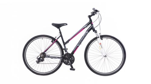 Neuzer X100 női 17" crosstrekking kerékpár Fekete-Pink