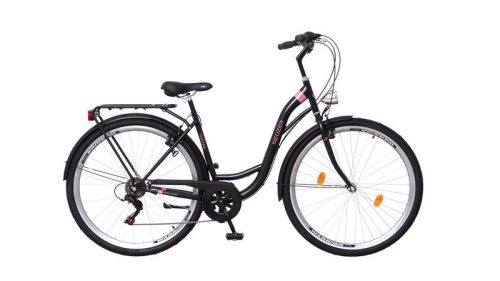 Neuzer Ravenna 6 városi kerékpár Fekete