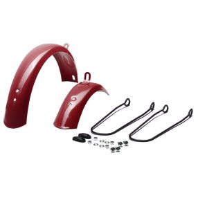 Koliken Bubble 12" fém sárvédőszett bordó