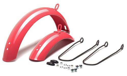 Koliken 12" fém pálcás sárvédőszett rózsaszín