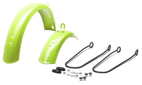 Koliken 12" fém pálcás sárvédőszett zöld