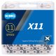 KMC X11 fekete-Silver lánc