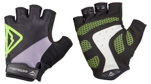 Merida Classic Gel rövid kesztyű  XL, fekete-zöld