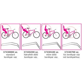   OK Baby tartórúd gyermeküléshez standard vázas kerékpárhoz (37430000)