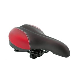 Koliken MTB rugós nyereg fekete-piros