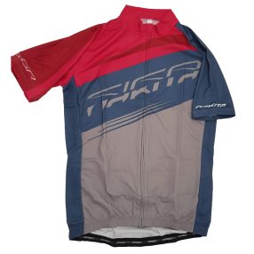 Nakita&Siga női kerékpáros mez szürke-pink M