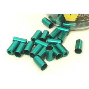 Alhonga 5 mm réz fékbowdenház vég zöld