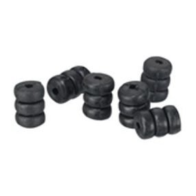 BikeForce vázvédő gyűrűk bowdenre fekete