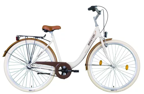 Biketek Feliz 28 kontrás városi kerékpár Latte