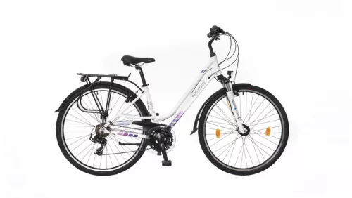 Neuzer Ravenna 100 női 17" trekking kerékpár Fehér